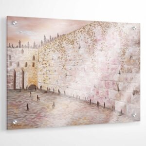 Golden Descent at the Kosel Acrylic