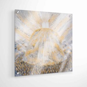 Har Sinai Gold and Silver Acrylic