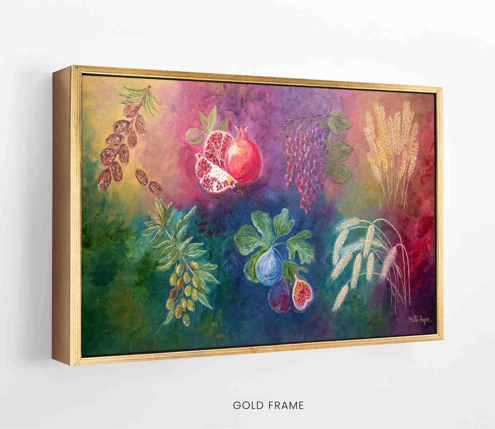 Shivas Haminim canvas FRAME GOLD