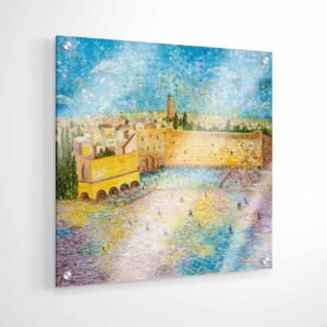 Sunlit Prayers at the Kosel Acrylic