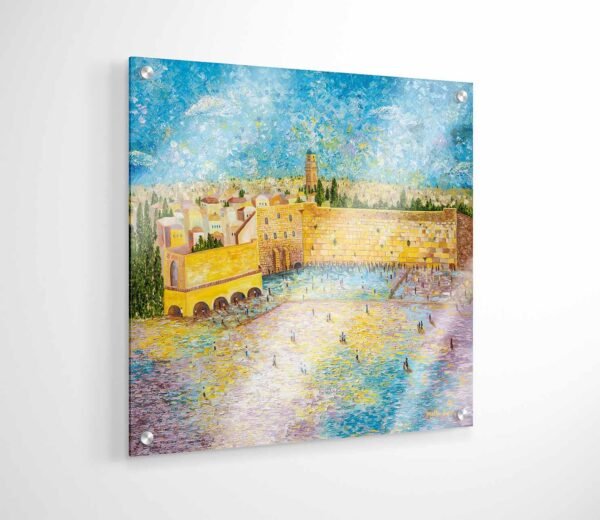 Sunlit Prayers at the Kosel Acrylic