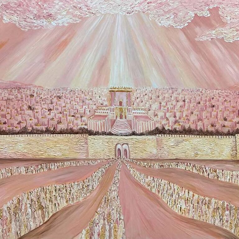 The Return to Jerusalem in Glory Original