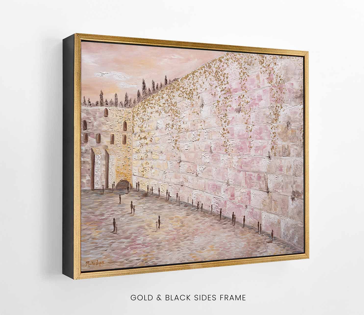 Golden Descent at the Kosel FRAME gold black