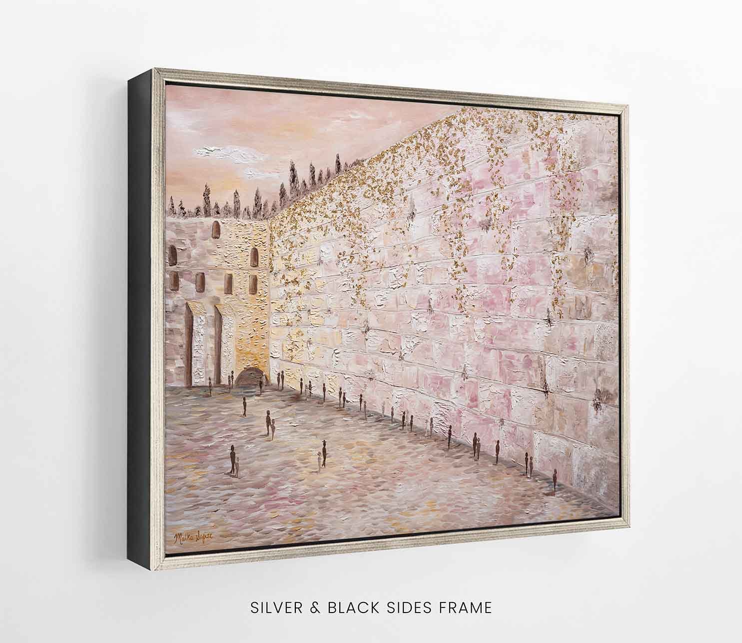 Golden Descent at the Kosel FRAME silver
