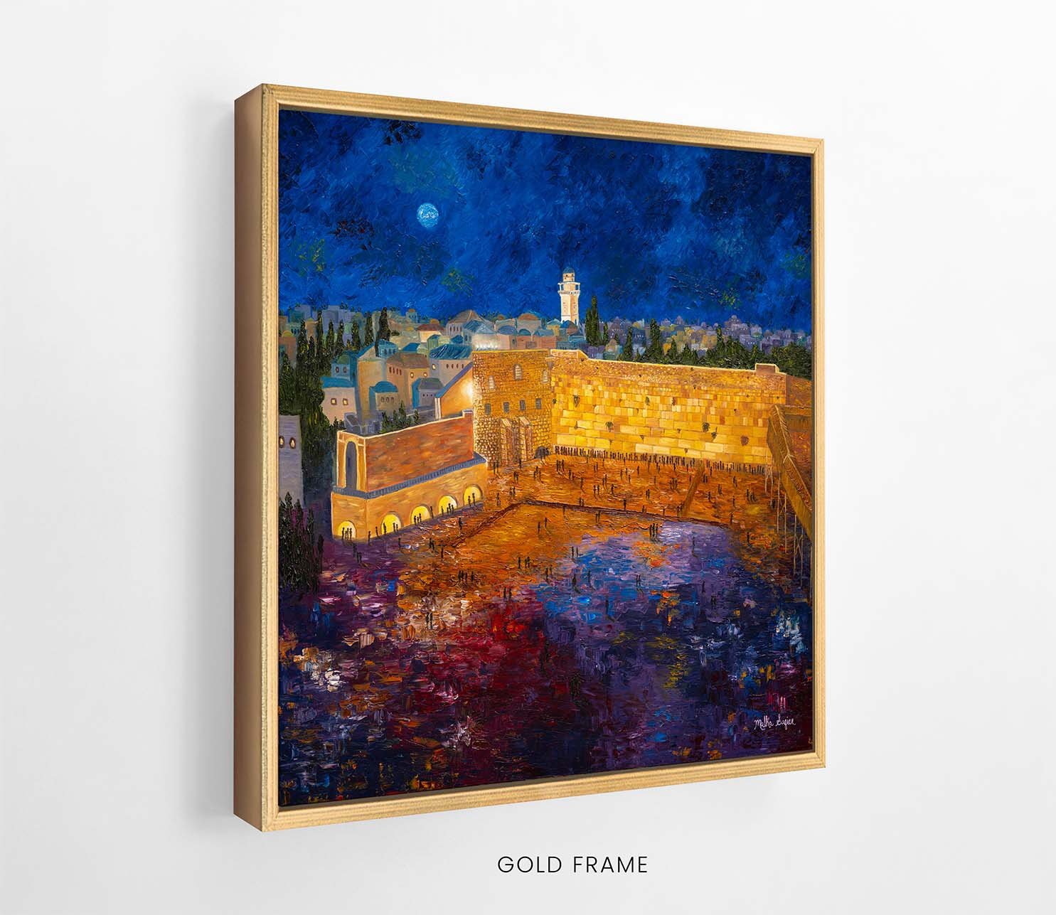 Golden Light at the Wall FRAME GOLD