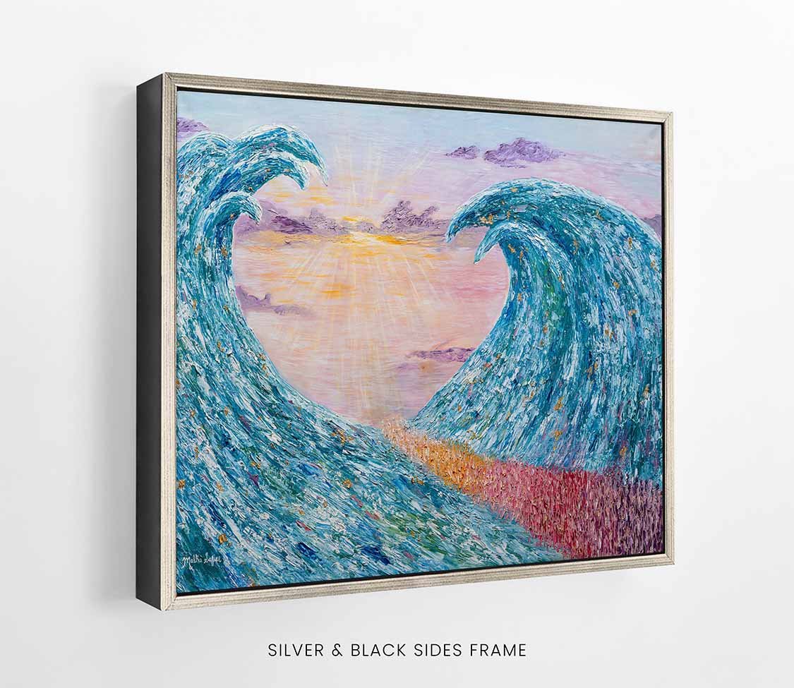 Redemption of Love Canvas FRAME silver