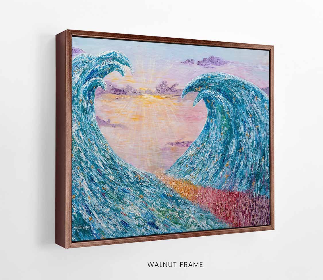 Redemption of Love Canvas FRAME walnut