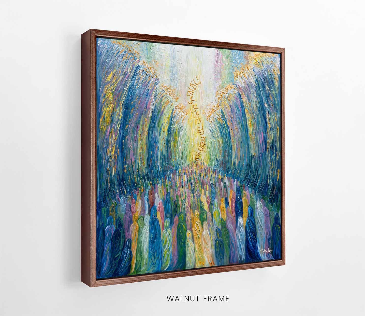 Redemption of Vibrant Colors FRAME walnut