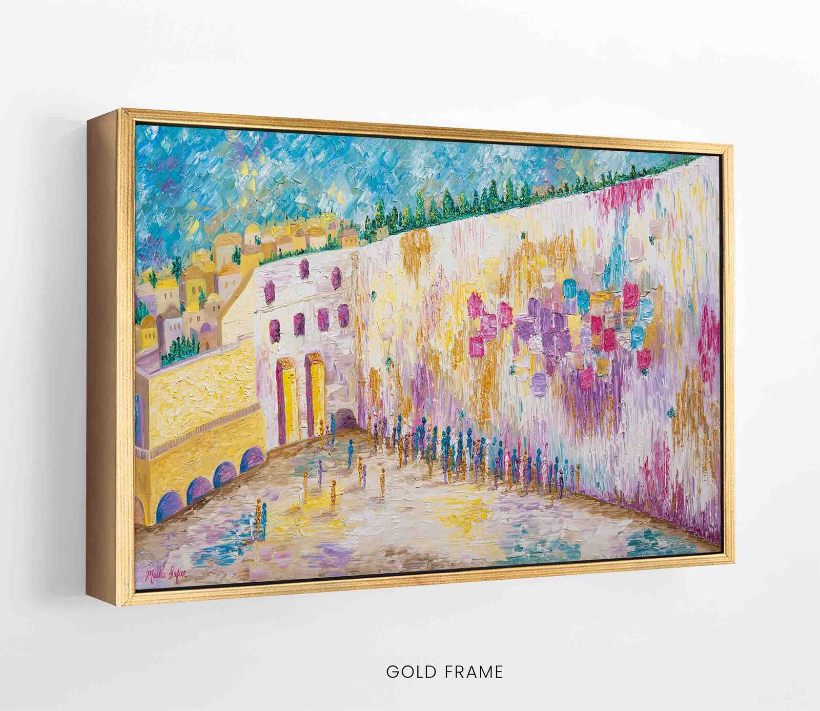 Stones Alive with Vibrant Prayer FRAME gold