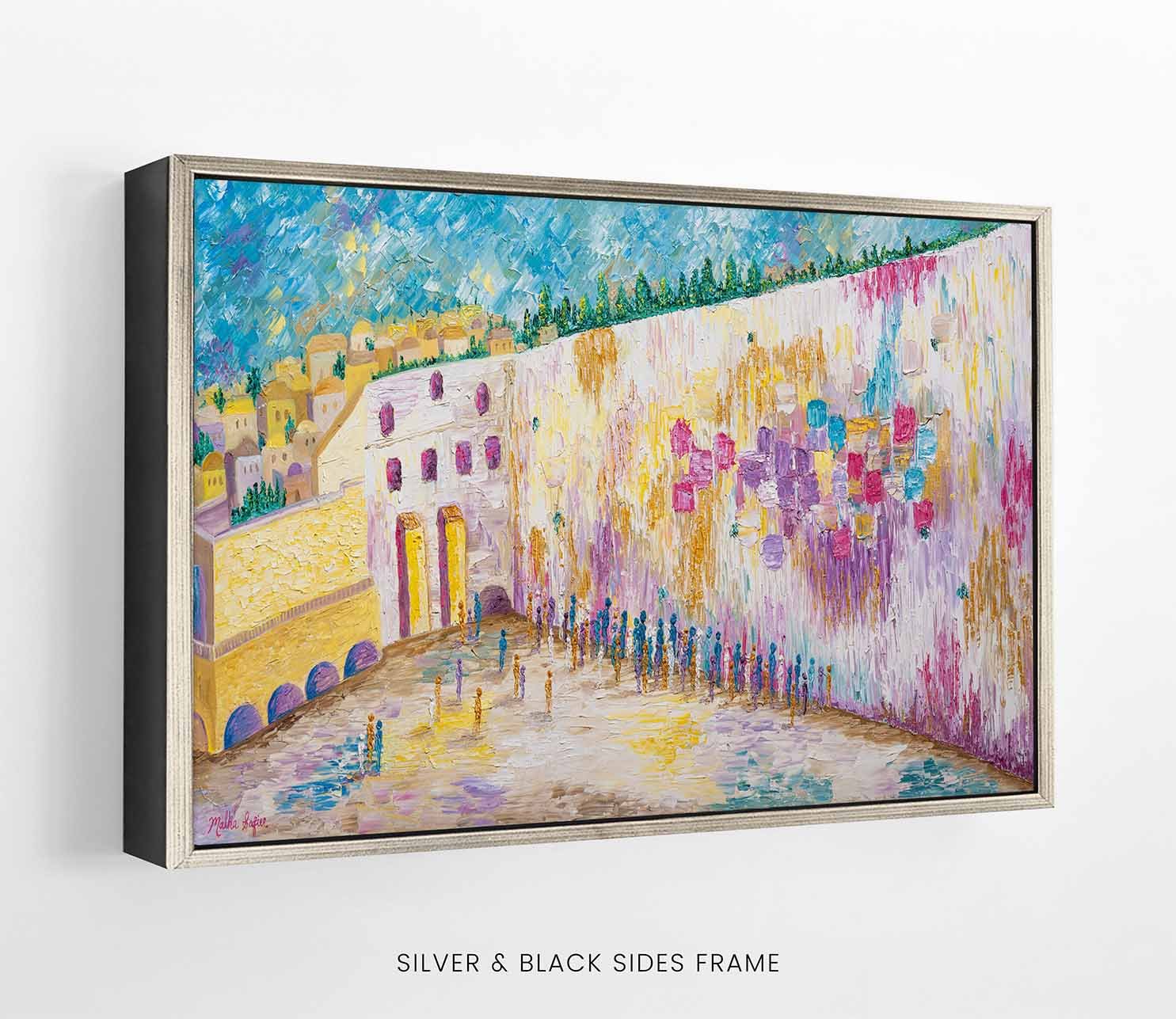 Stones Alive with Vibrant Prayer FRAME silver