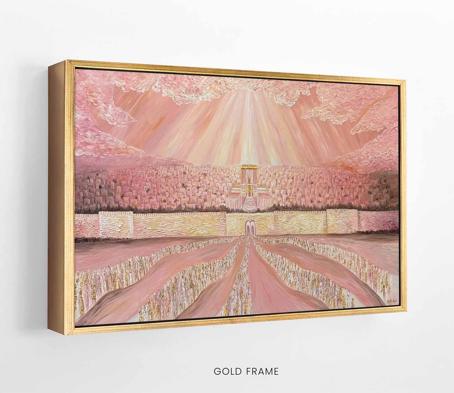 The Return to Jerusalem in Glory FRAME gold