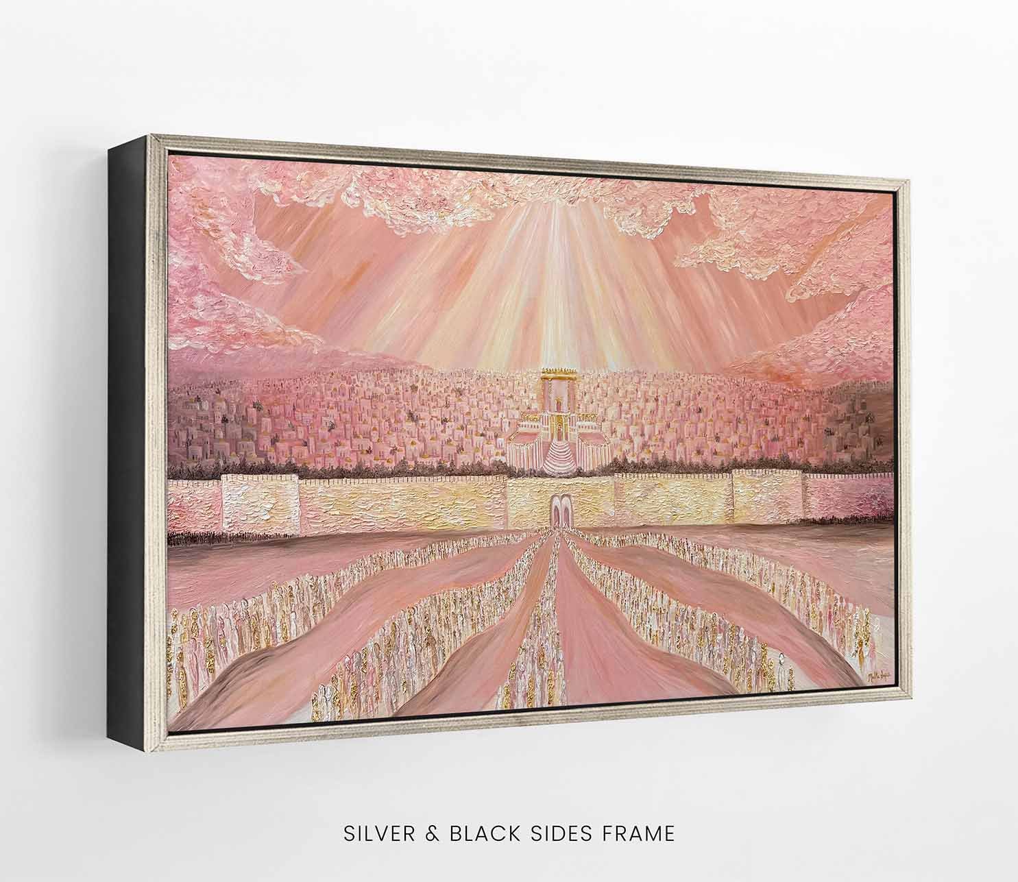 The Return to Jerusalem in Glory FRAME silver